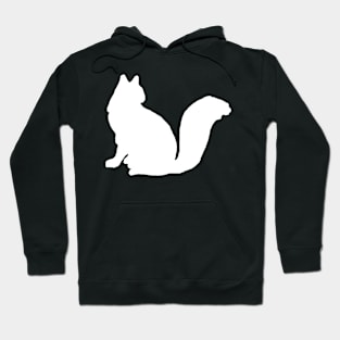 white cat Hoodie